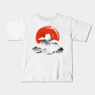 Japan Fujiyama mountain Kids T-Shirt